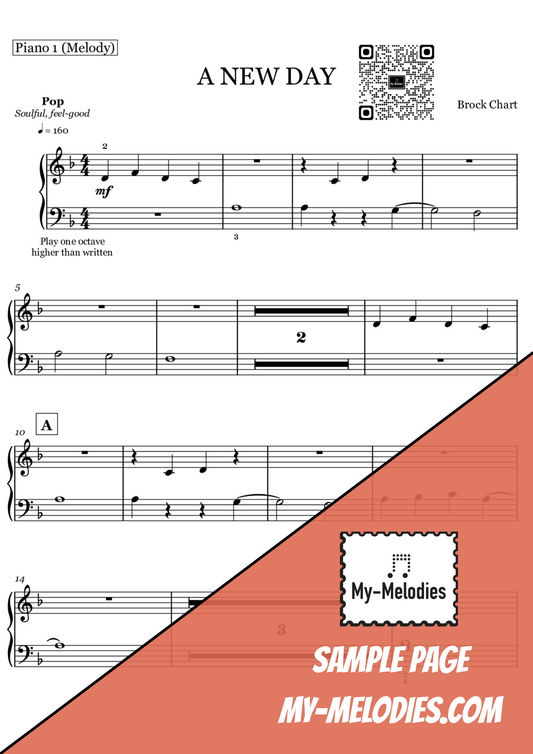 A New Day | Pop Piece for 3-Part Piano Ensemble (Late Elementary)