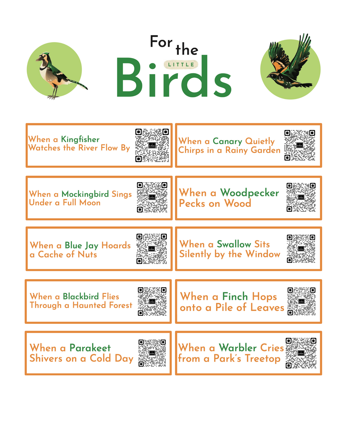 For the Little Birds (1st Edition)