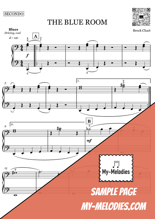 The Blue Room | Jazz Duet for Two Students (Elementary)