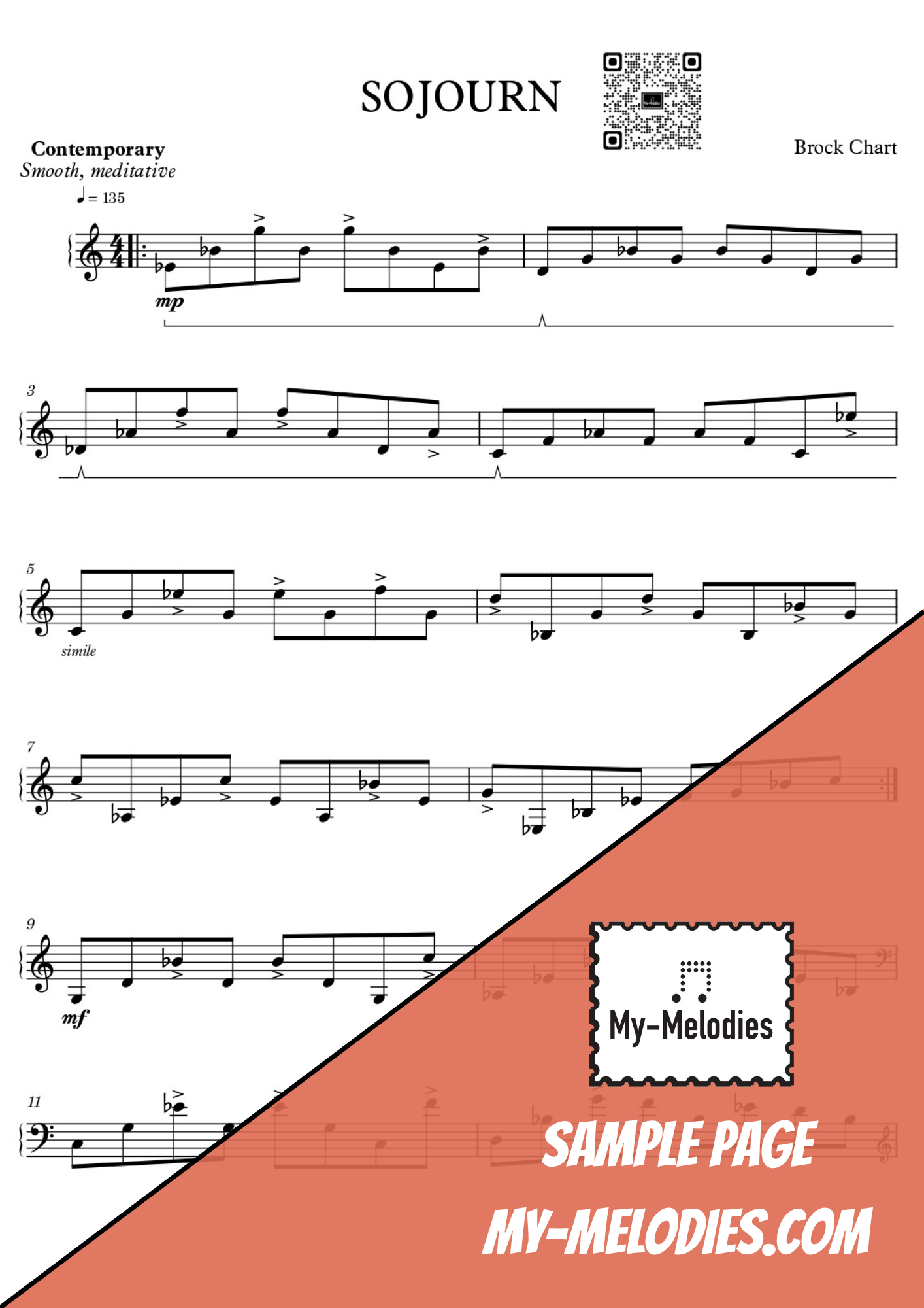 Sojourn | Contemporary Piece for Solo Piano (Late Intermediate)