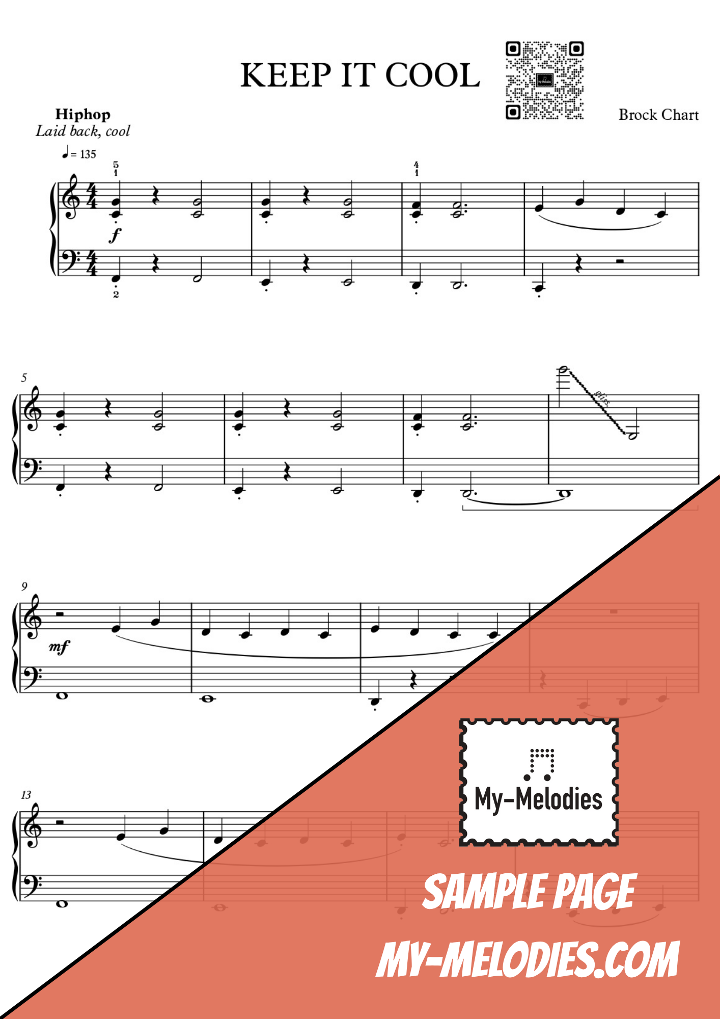 Keep it Cool | Hiphop Piece for Solo Piano (Elementary)