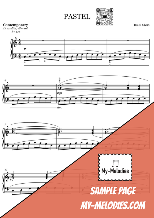 Pastel | Impressionistic Piece for Solo Piano (Intermediate)