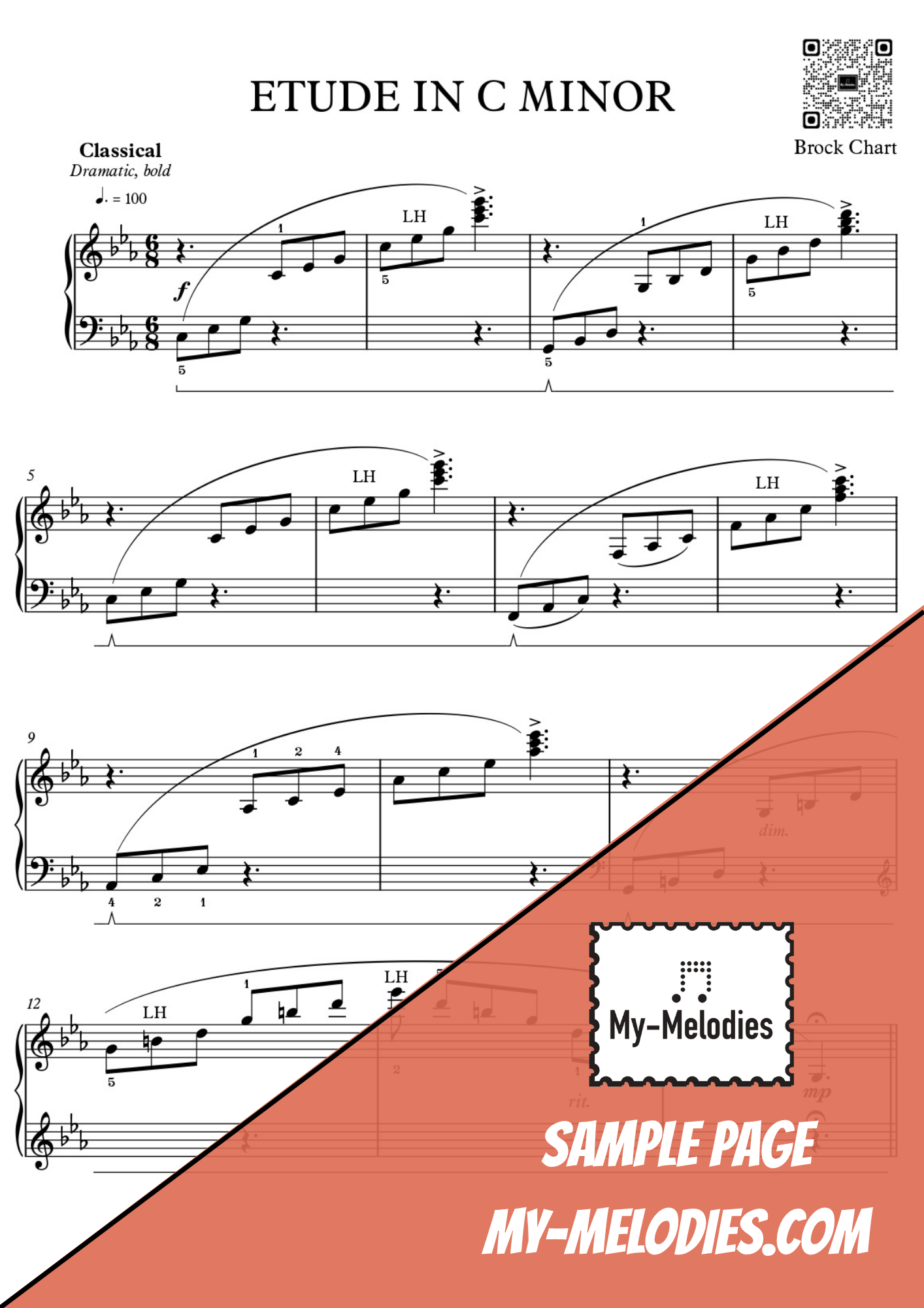 Etude in C Minor | Classical Piece for Solo Piano (Early Intermediate)