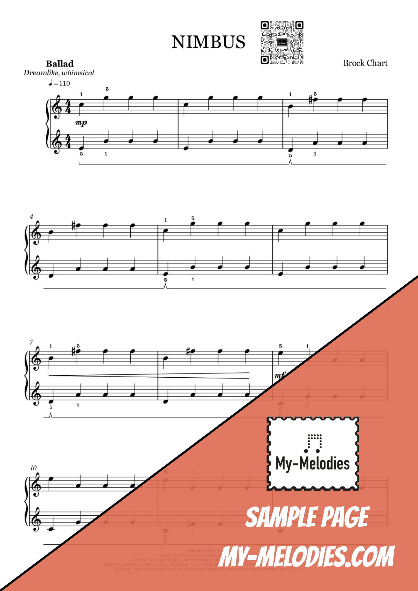 Nimbus | Contemporary Piece for Solo Piano (Elementary)