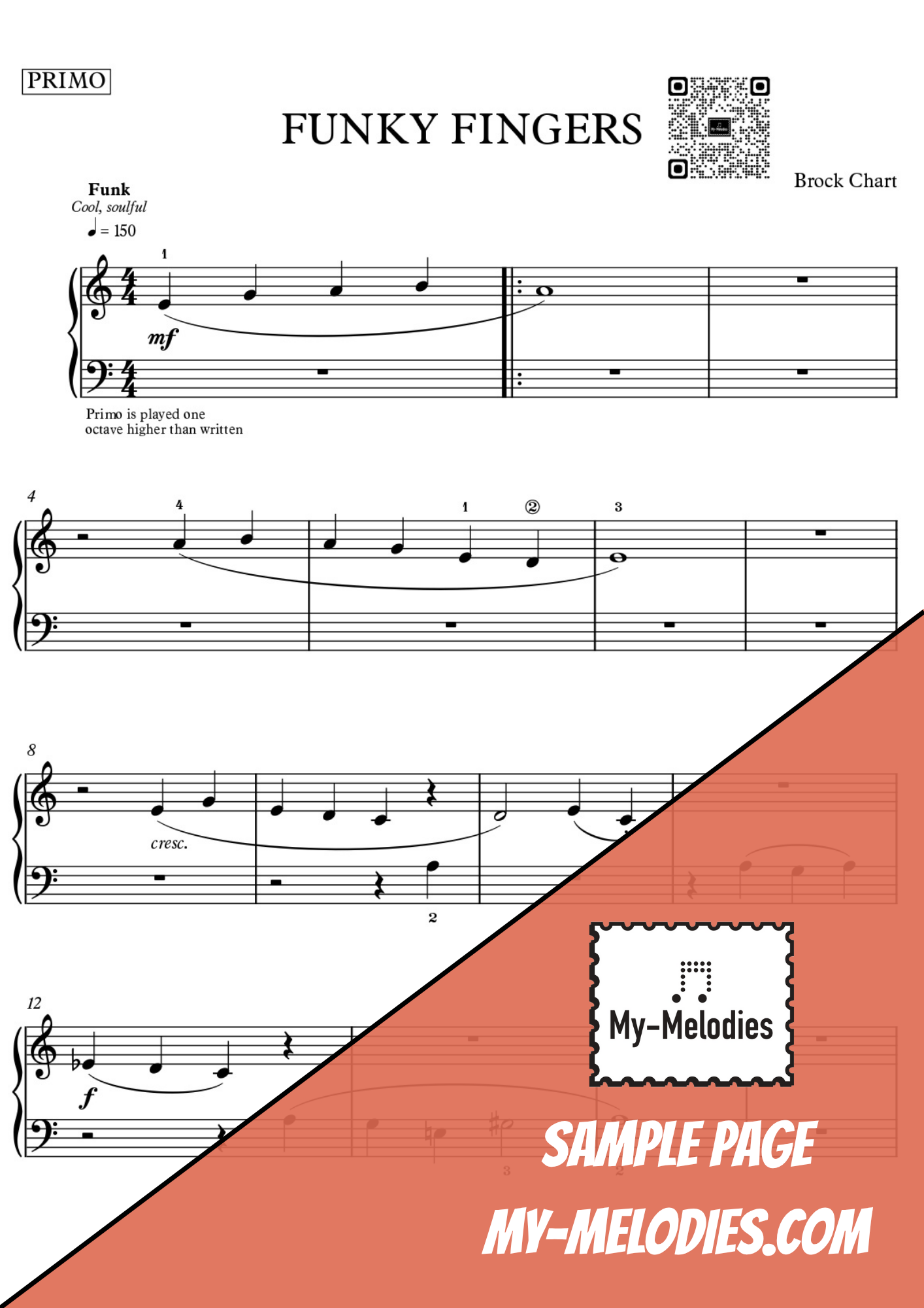 Funky Fingers | Jazz Duet for Two Students (Late Elementary)