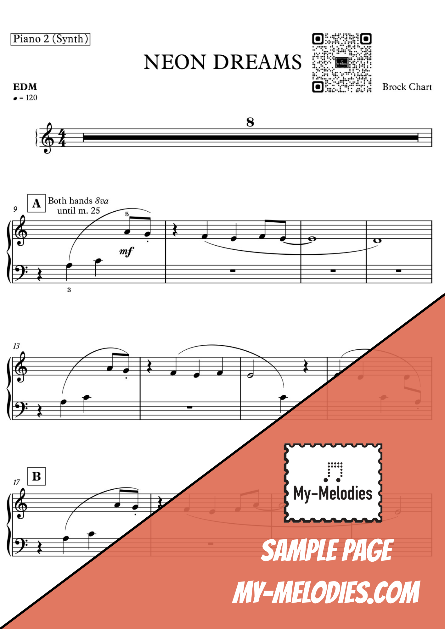 Neon Dreams | Pop Piece for 4-Part Piano Ensemble (Late Elementary)