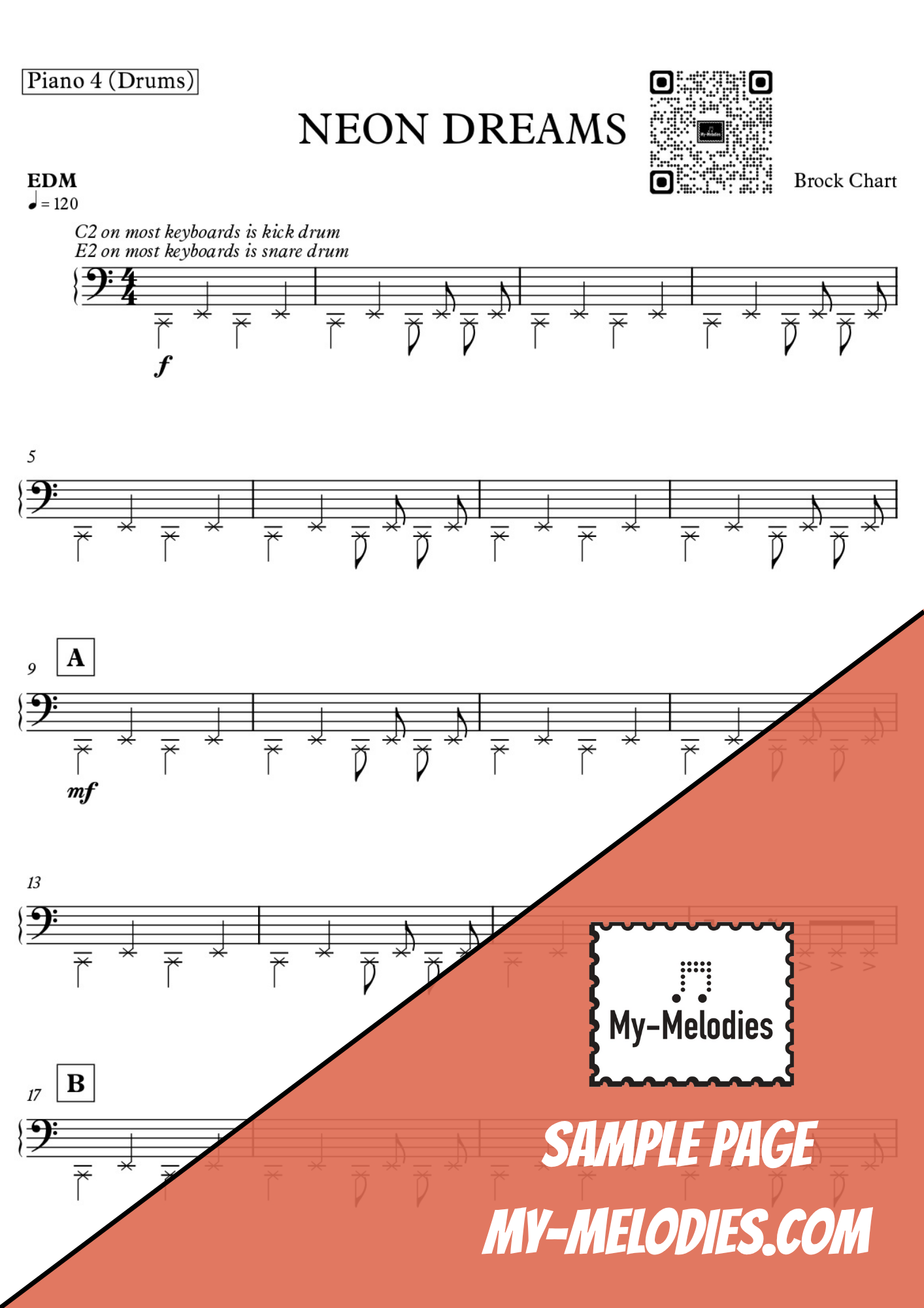 Neon Dreams | Pop Piece for 4-Part Piano Ensemble (Late Elementary)
