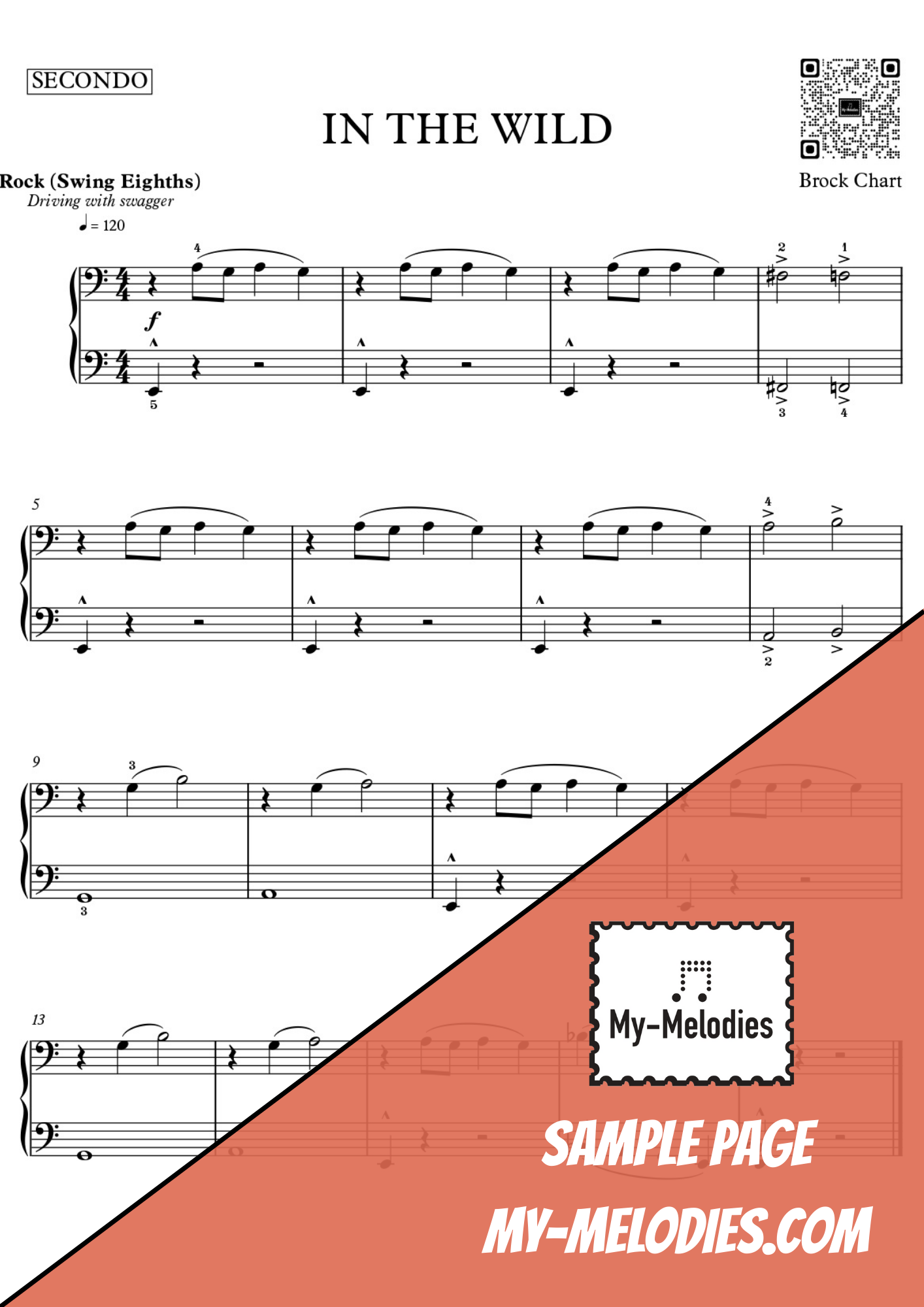 In the Wild | Rock Duet for Two Students (Elementary-Late Elementary)