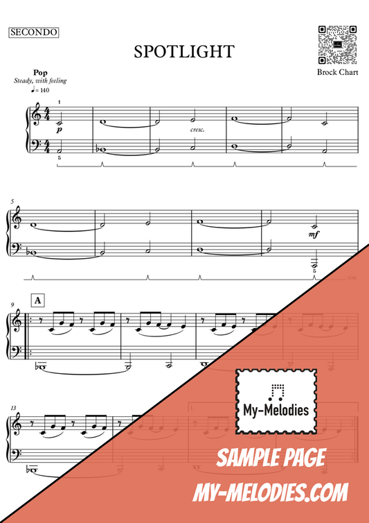 Spotlight | Pop Duet for Two Students (Early Intermediate)