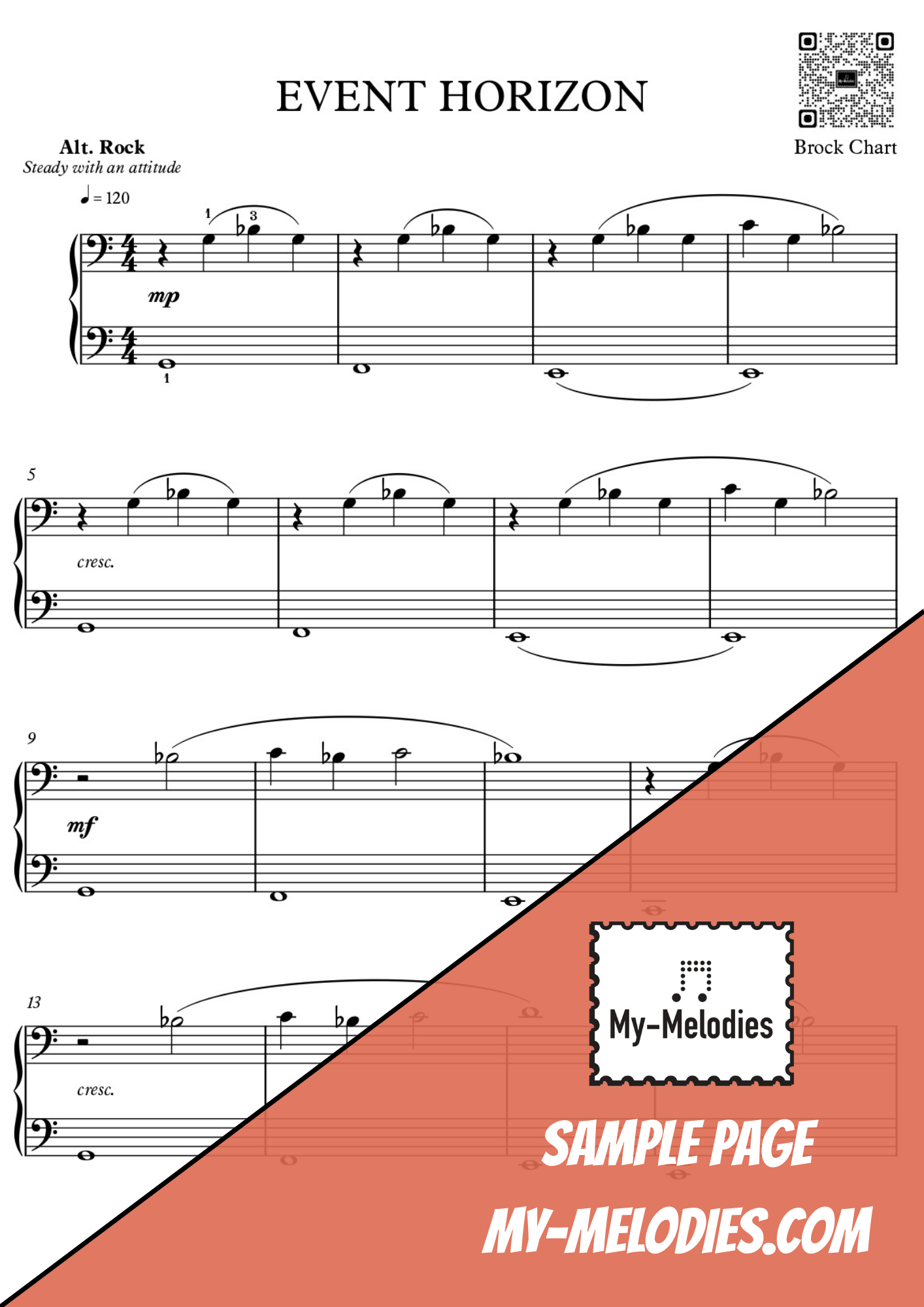 Event Horizon | Alt Rock Piece for Solo Piano (Elementary)