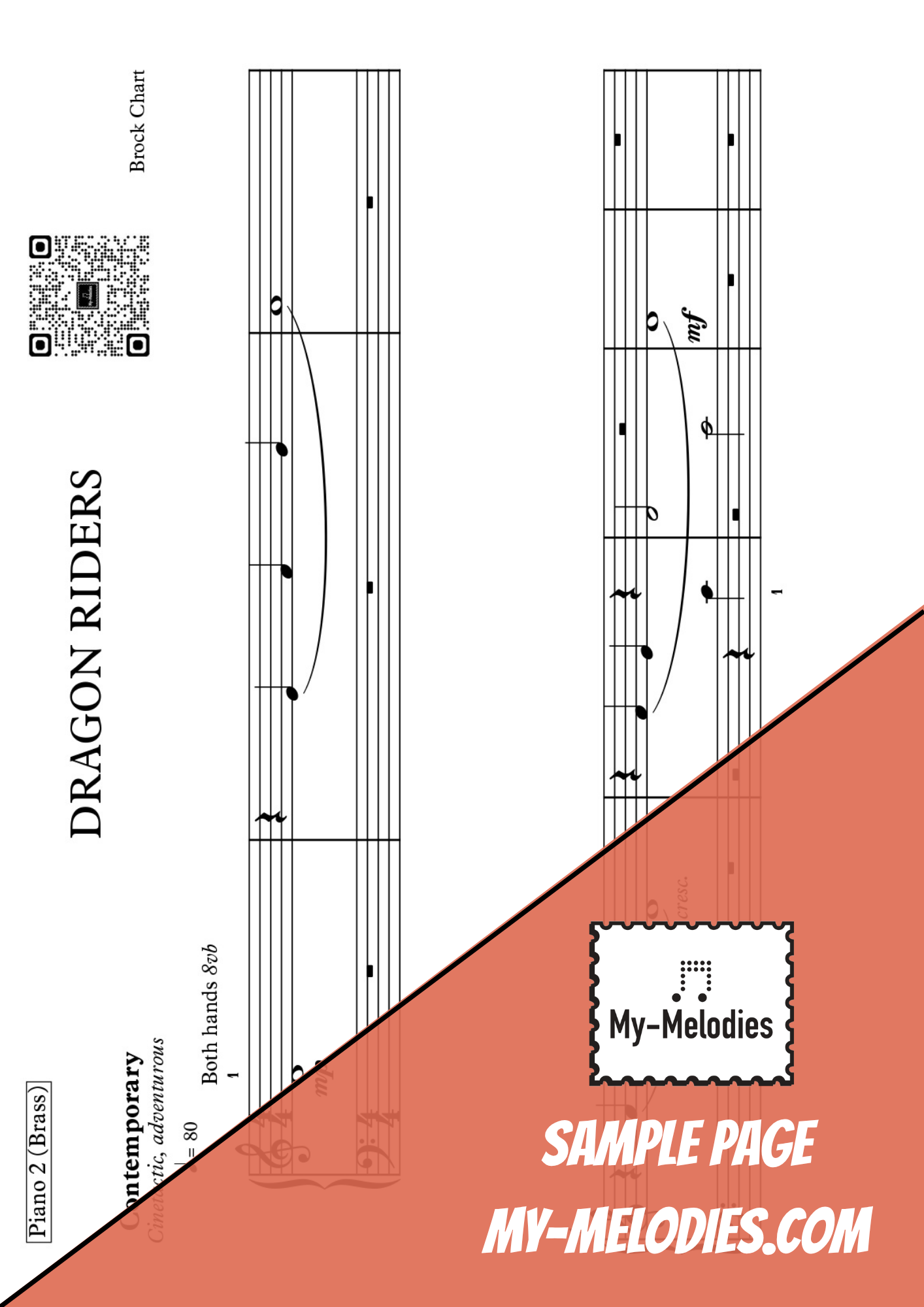 Dragon Riders | Contemporary Piece for 4-Part Piano Ensemble (Elementary)