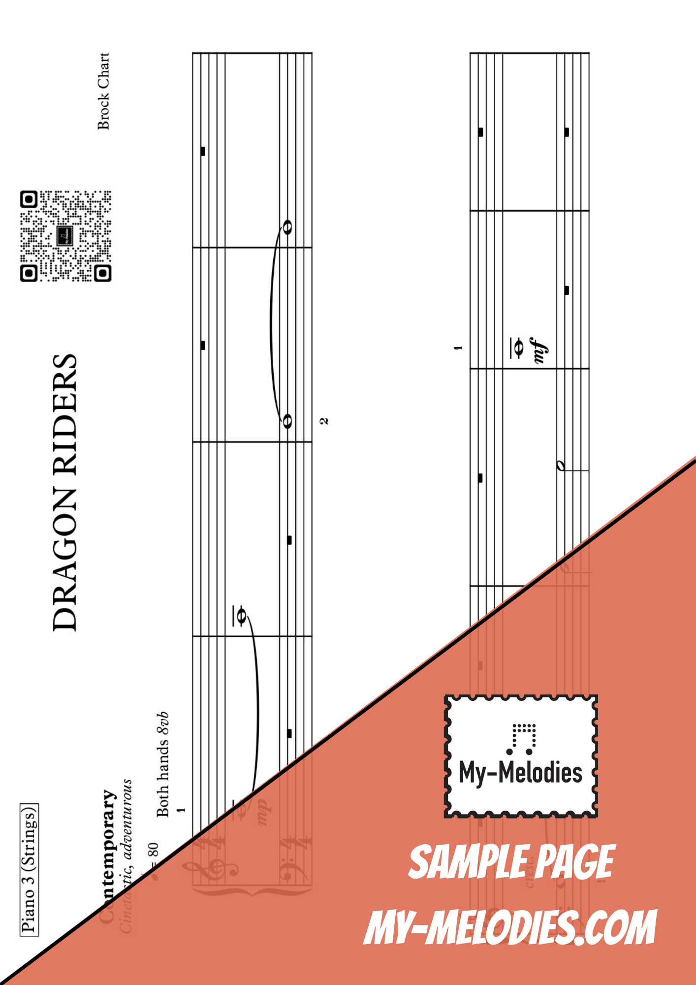 Dragon Riders | Contemporary Piece for 4-Part Piano Ensemble (Elementary)