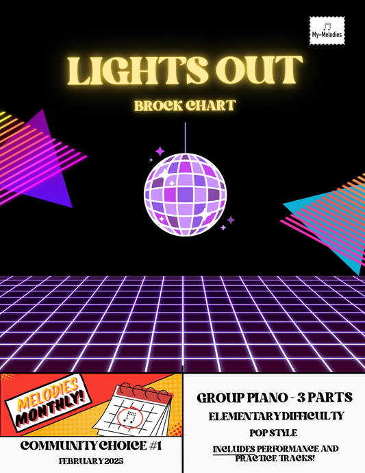 Light’s Out | Pop Piece for 3-Part Piano Ensemble (Elementary)