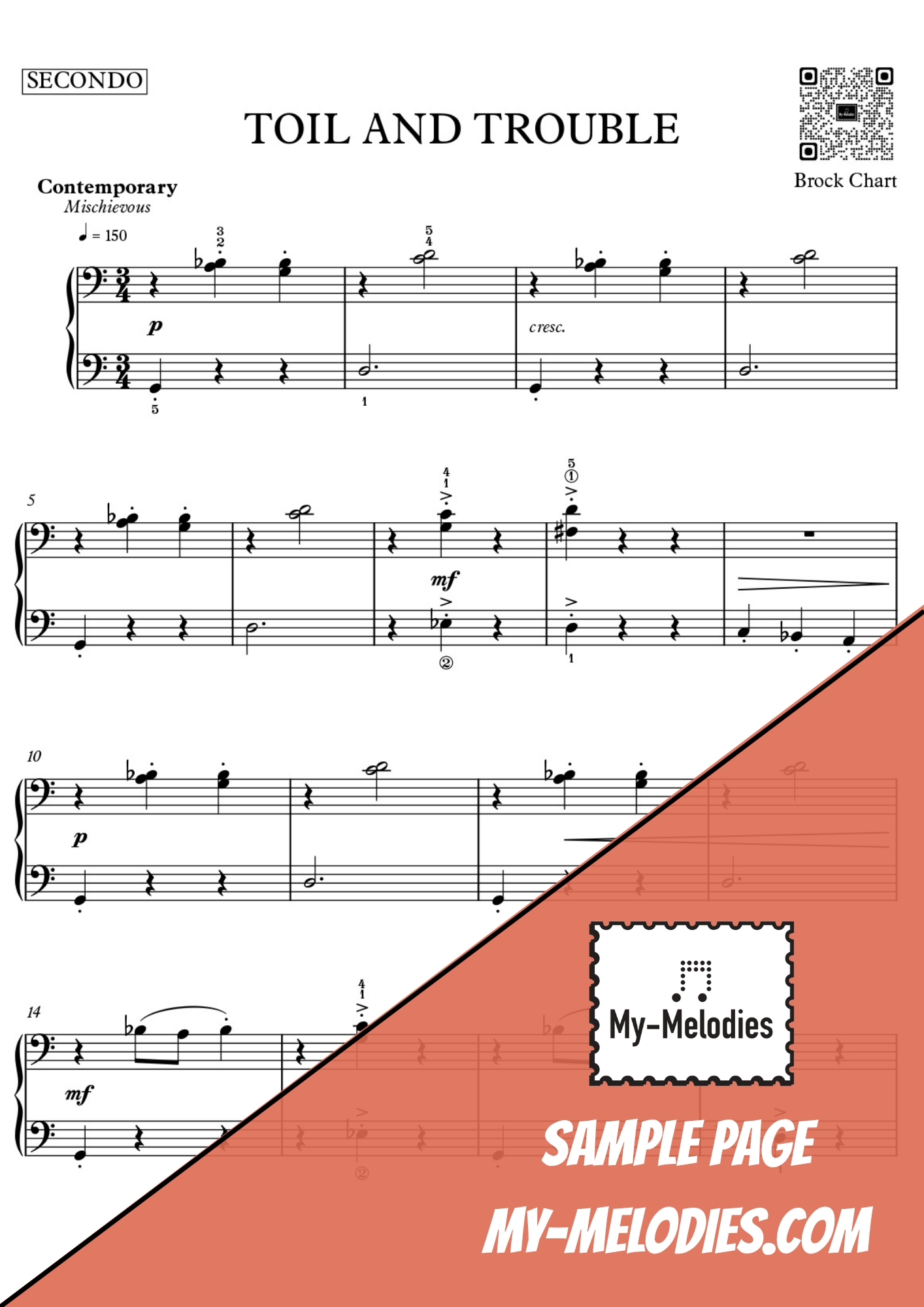 Toil and Trouble | Halloween Duet for Two Students in a Contemporary Style (Late Elementary)