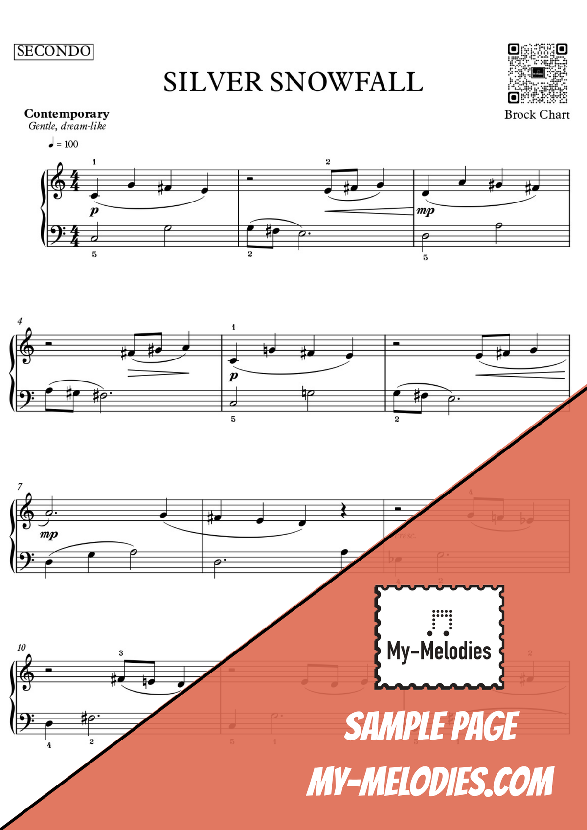 Silver Snowfall | Winter Duet for Two Students in a Contemporary Style (Late Elementary)
