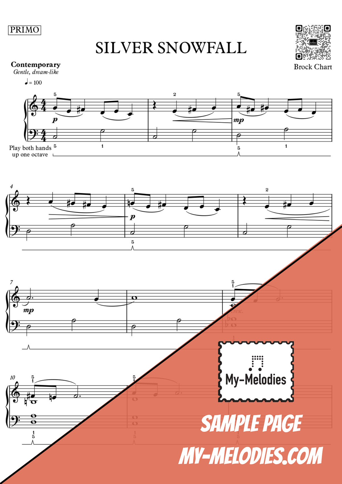 Silver Snowfall | Winter Duet for Two Students in a Contemporary Style (Late Elementary)