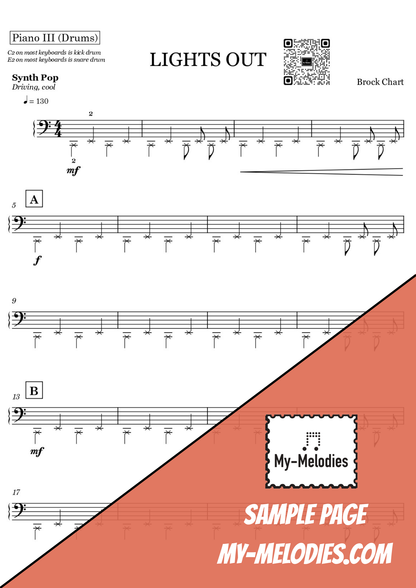 Light’s Out | Pop Piece for 3-Part Piano Ensemble (Elementary)