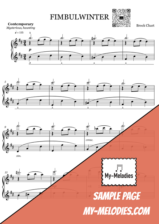 Fimbulwinter | Contemporary Piece for Solo Piano (Early Intermediate)