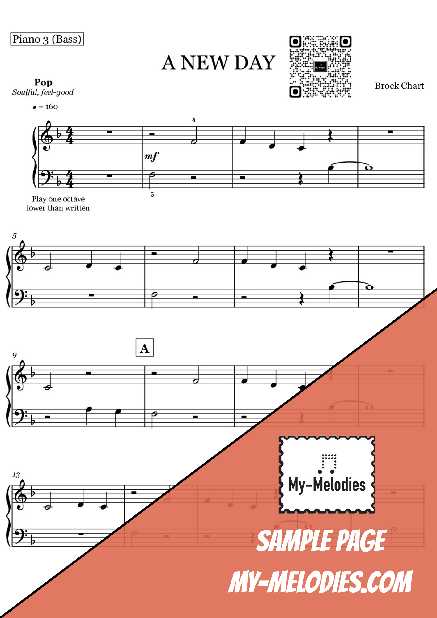 A New Day | Pop Piece for 3-Part Piano Ensemble (Late Elementary)
