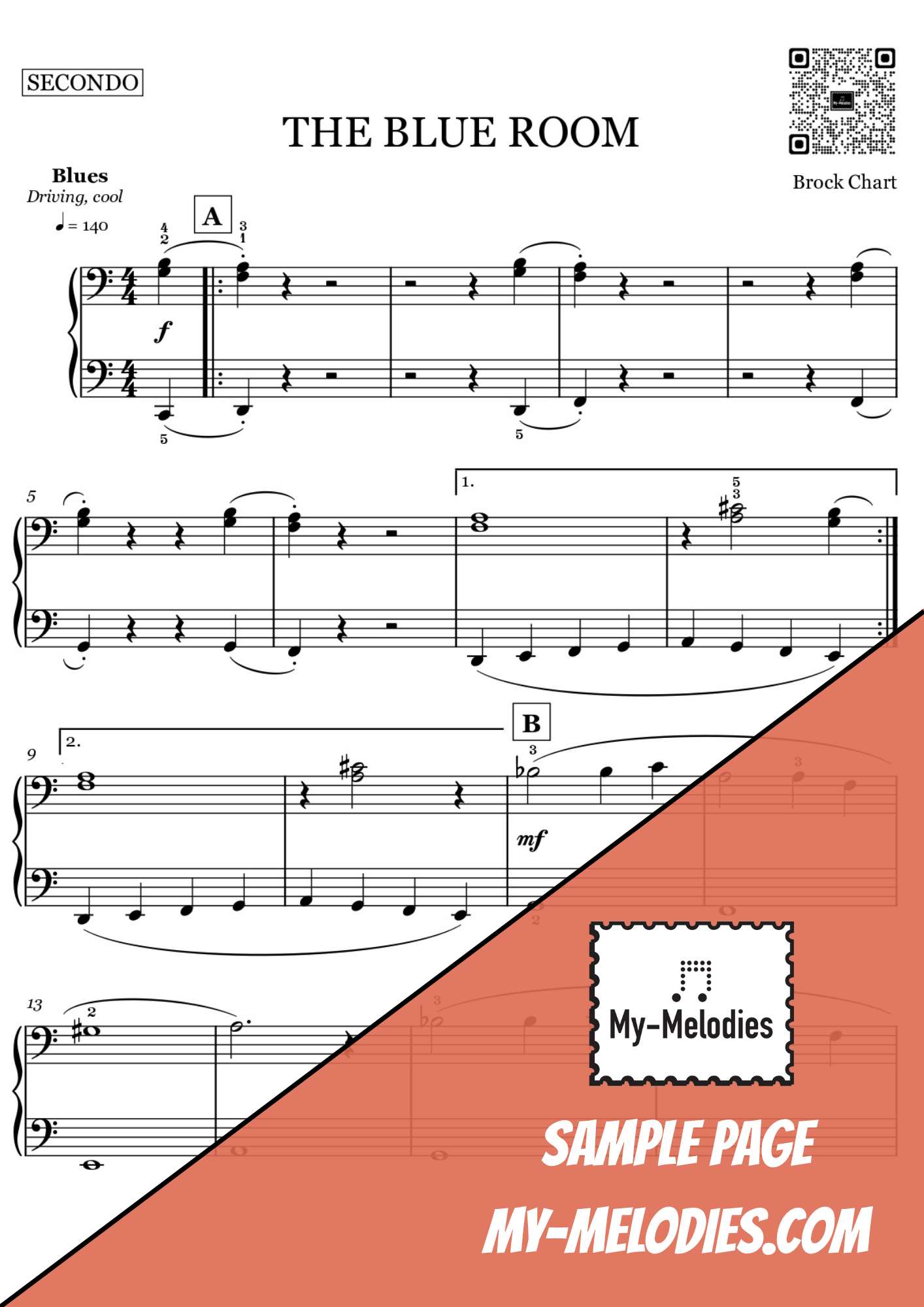 The Blue Room | Jazz Duet for Two Students (Elementary)