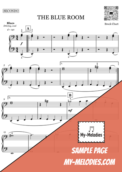 The Blue Room | Jazz Duet for Two Students (Elementary)