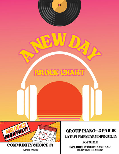A New Day | Pop Piece for 3-Part Piano Ensemble (Late Elementary)