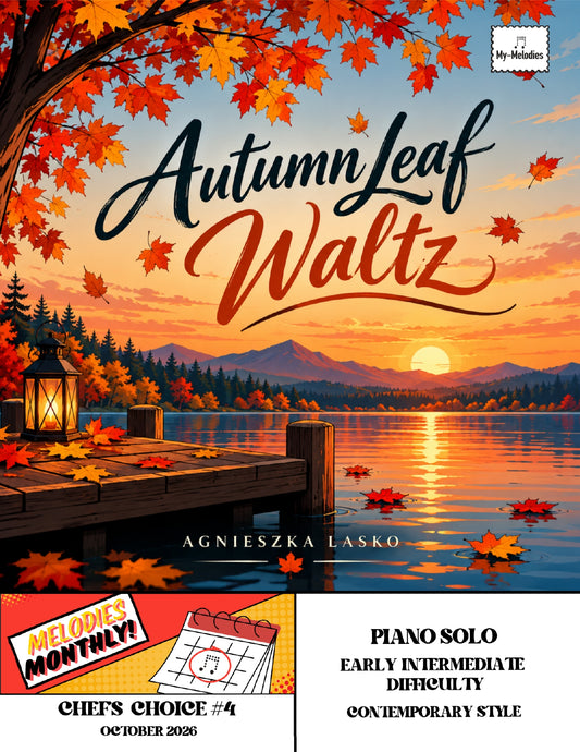 Autumn Leaf Waltz | Contemporary Piece for Solo Piano (Early Intermediate)