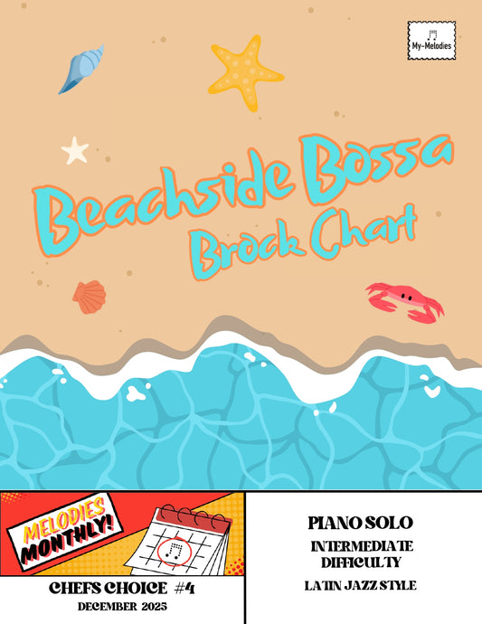 Beachside Bossa | Latin Jazz Piece for Solo Piano (Late Intermediate)