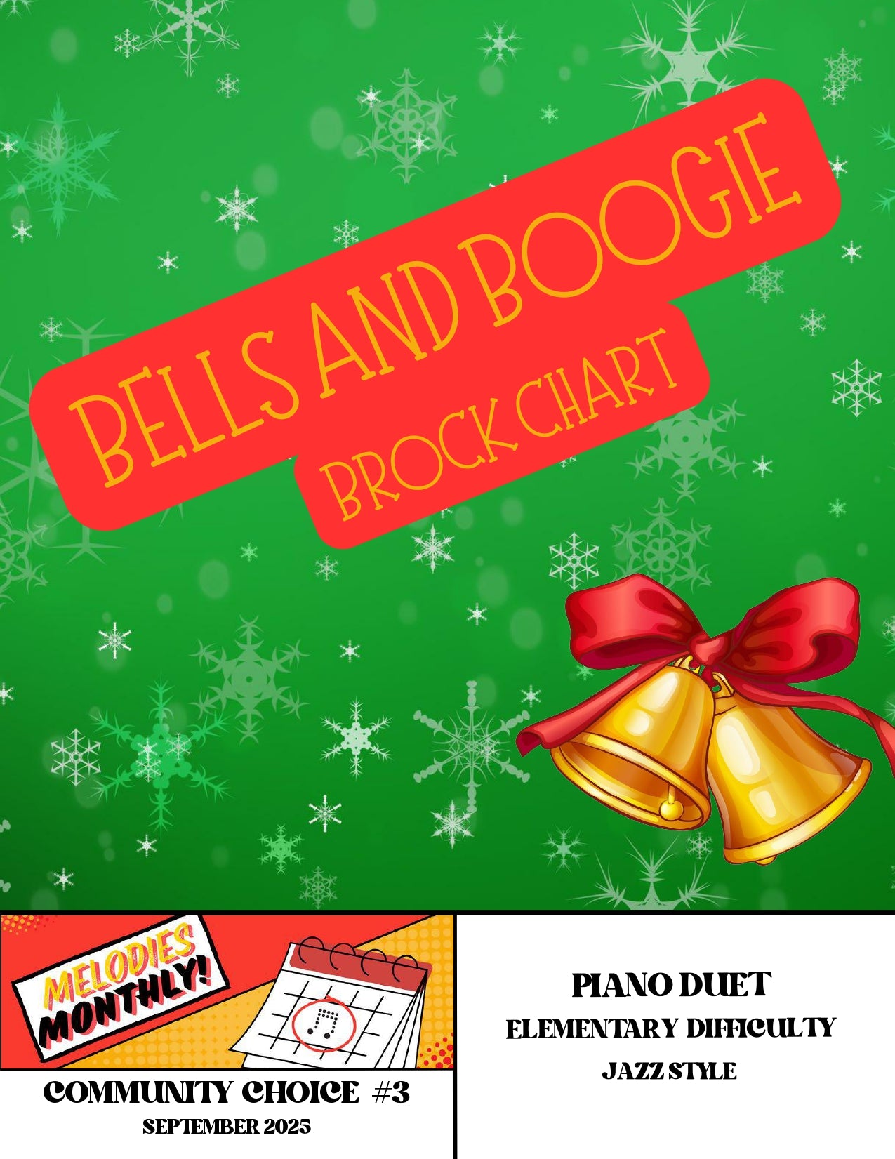 Bells and Boogie | Jazz Christmas Duet for Student and Teacher (Elementary)