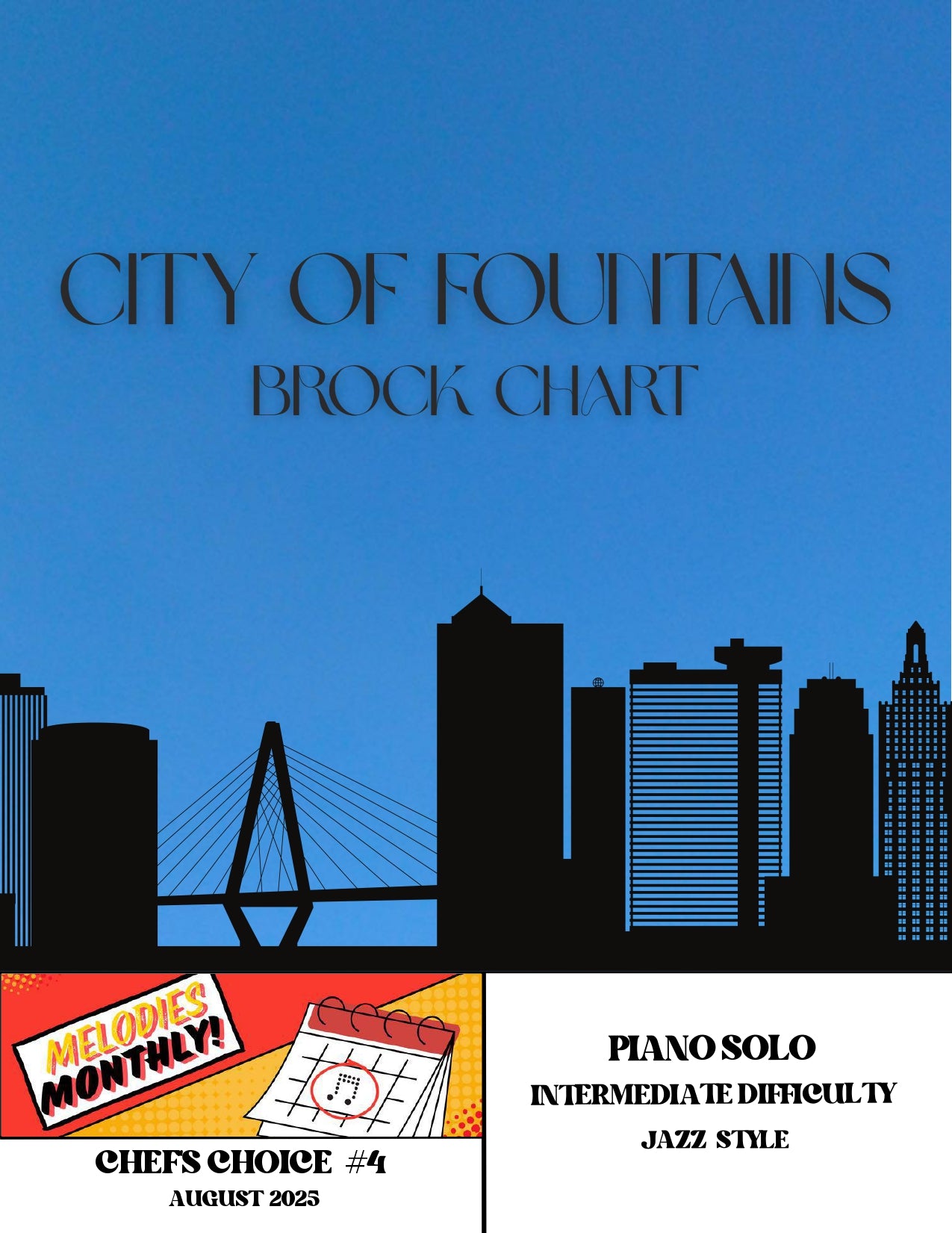 City of Fountains | Jazz Piece for Solo Piano (Intermediate)