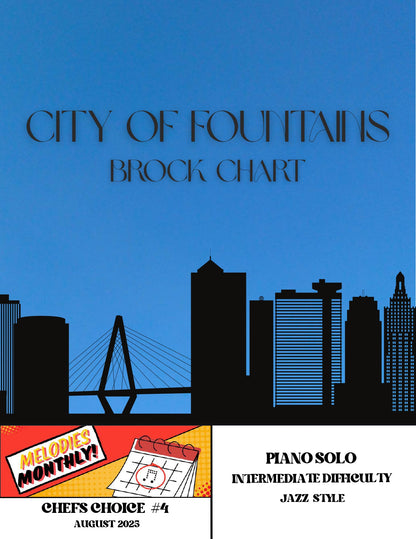 City of Fountains | Jazz Piece for Solo Piano (Intermediate)