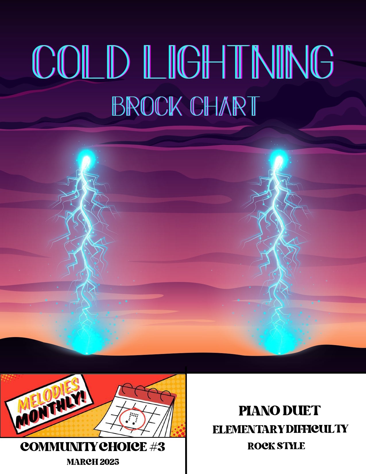 Cold Lightning | Rock Duet for Two Students (Elementary)