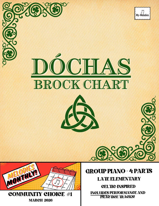 Dóchas | Celtic-Inspired Piece for 4-Part Piano Ensemble (Late Elementary)