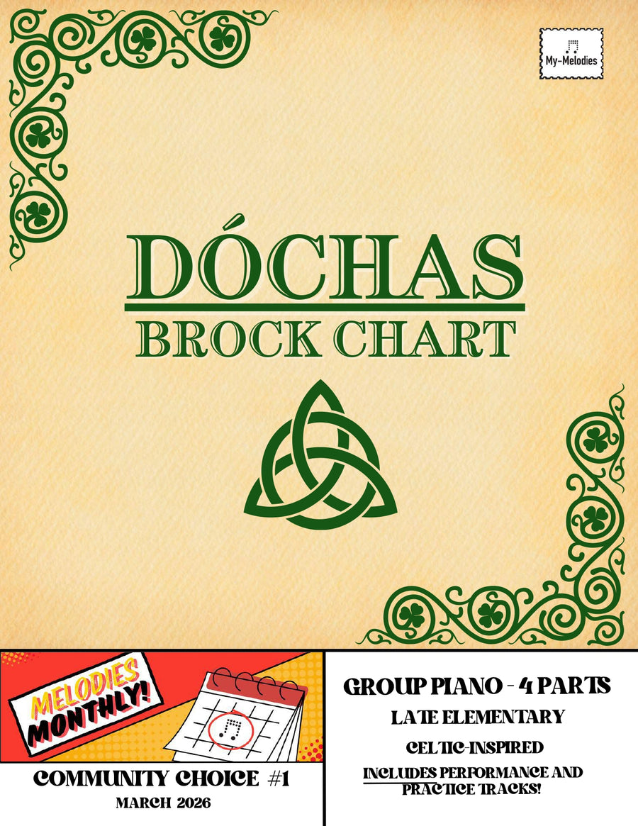Dóchas | Celtic-Inspired Piece for 4-Part Piano Ensemble (Late Elementary)