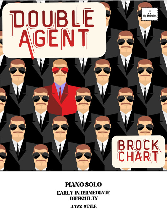 Double Agent | Jazz Piece for Solo Piano (Early Intermediate)
