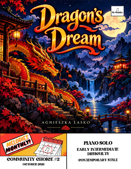 Dragon's Dream | Contemporary Piece for Solo Piano (Early Intermediate)