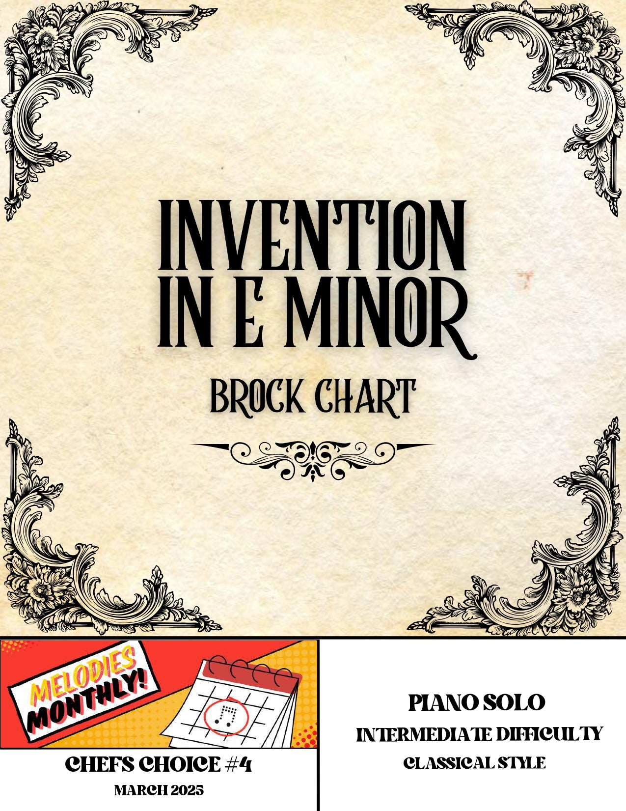 Invention in E Minor | Baroque Piece for Solo Piano (Intermediate)