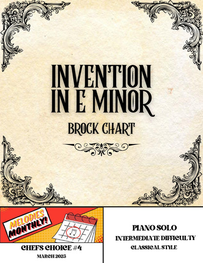 Invention in E Minor | Baroque Piece for Solo Piano (Intermediate)