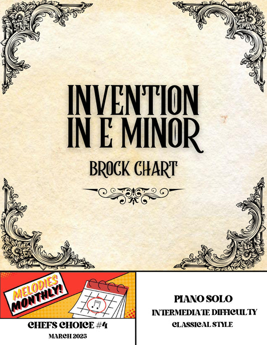 Invention in E Minor | Baroque Piece for Solo Piano (Intermediate)