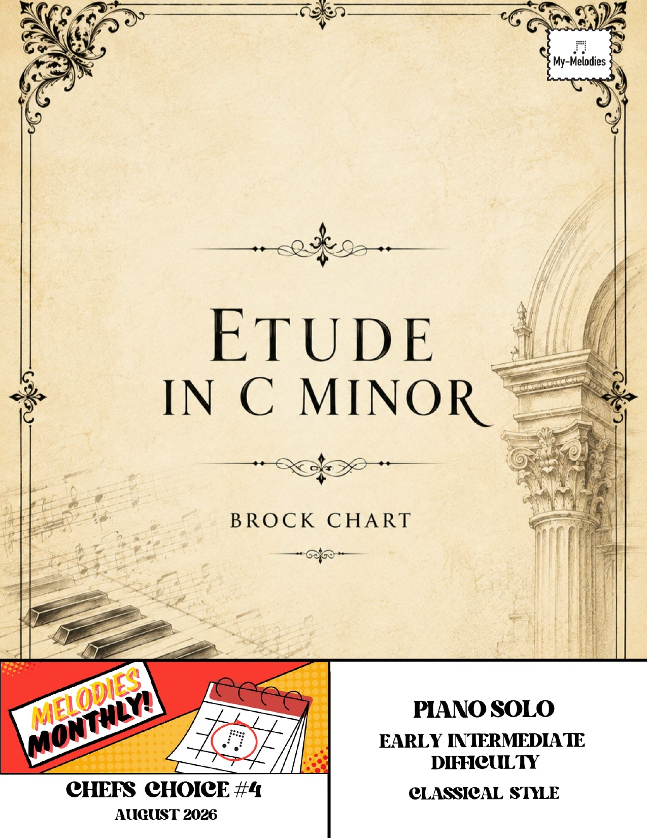 Etude in C Minor | Classical Piece for Solo Piano (Early Intermediate)