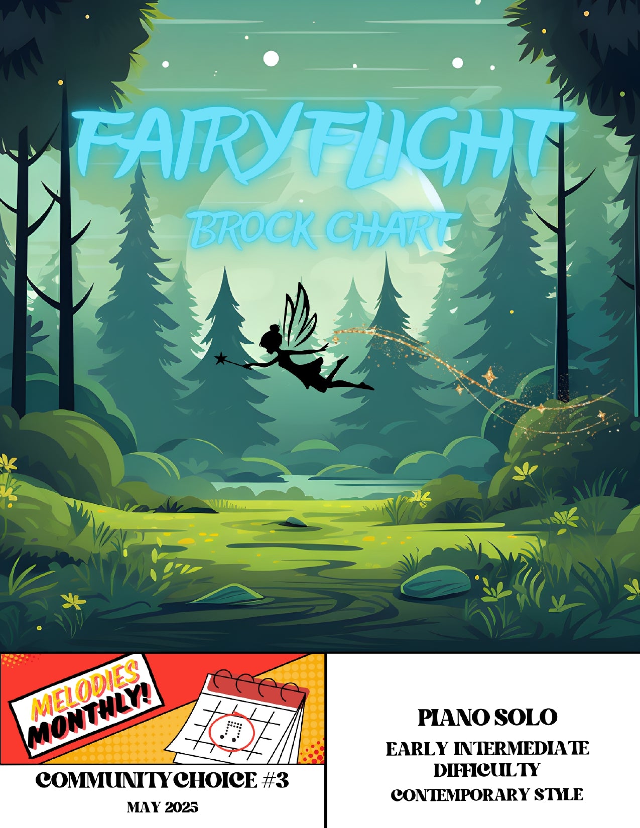 Fairy Flight | Contemporary Piece for Solo Piano (Early Intermediate)