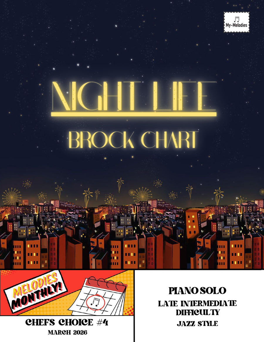 Night Life | Jazz Piece for Solo Piano (Late Intermediate)