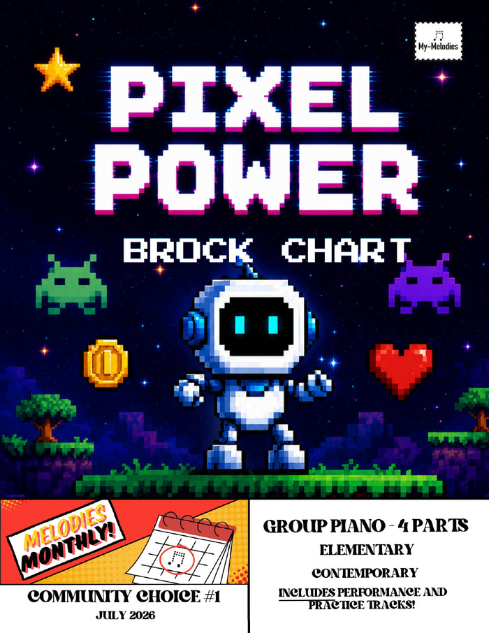 Pixel Power sheet music by Brock Chart