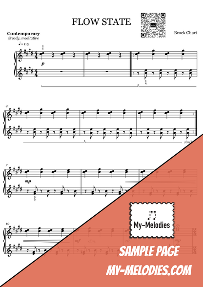 Flow State | Contemporary Piece for Solo Piano (Intermediate)