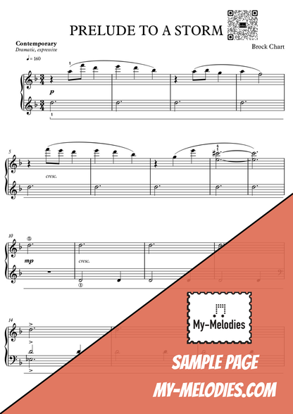 Prelude to a Storm | Contemporary Piece for Solo Piano (Early Intermediate)