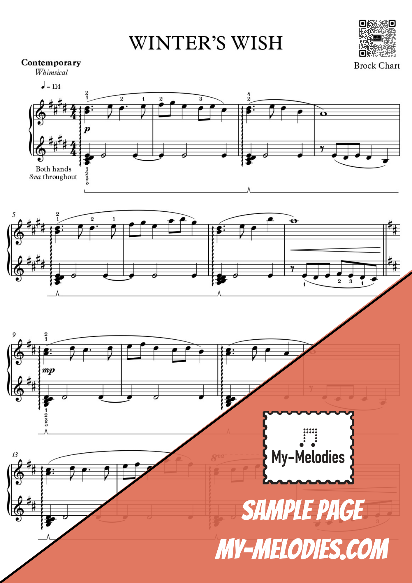 Winter's Wish | Contemporary Holiday Piece for Solo Piano (Early Intermediate)