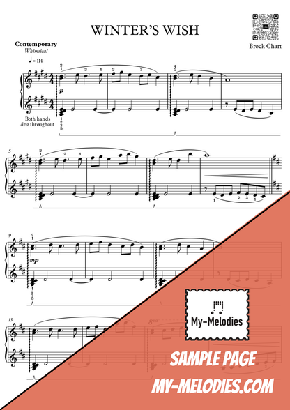 Winter's Wish | Contemporary Holiday Piece for Solo Piano (Early Intermediate)