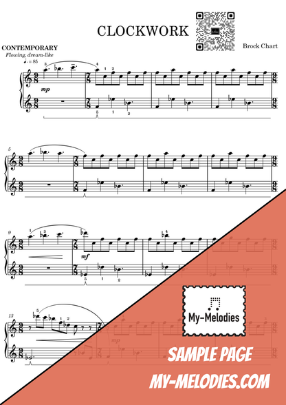 Clockwork | Contemporary Piece for Solo Piano (Intermediate)