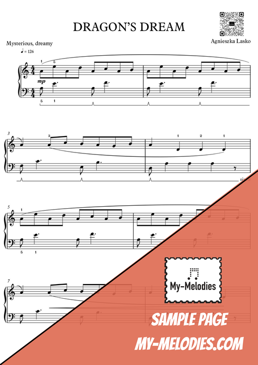 Dragon's Dream | Contemporary Piece for Solo Piano (Early Intermediate)