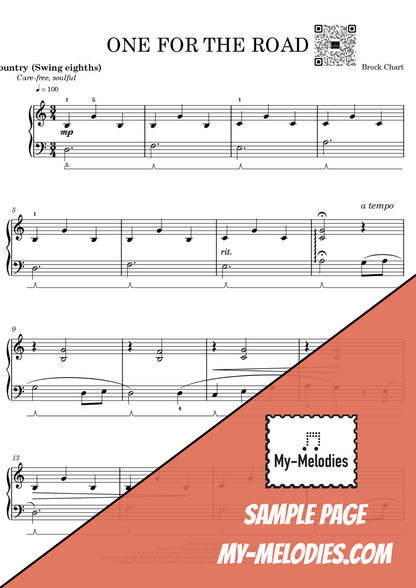 One for the Road | Country Piece for Solo Piano (Late Elementary)